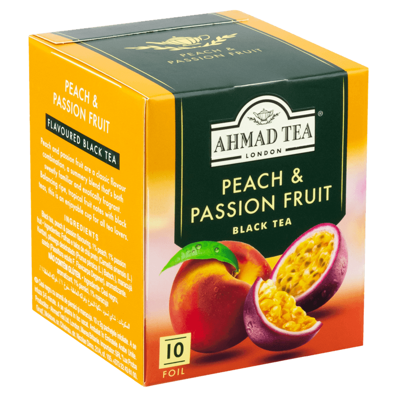 Cha-Preto-Peach-e-Passion-Fruit-Ahmad-Tea-London-Caixa-20g-10-Unidades