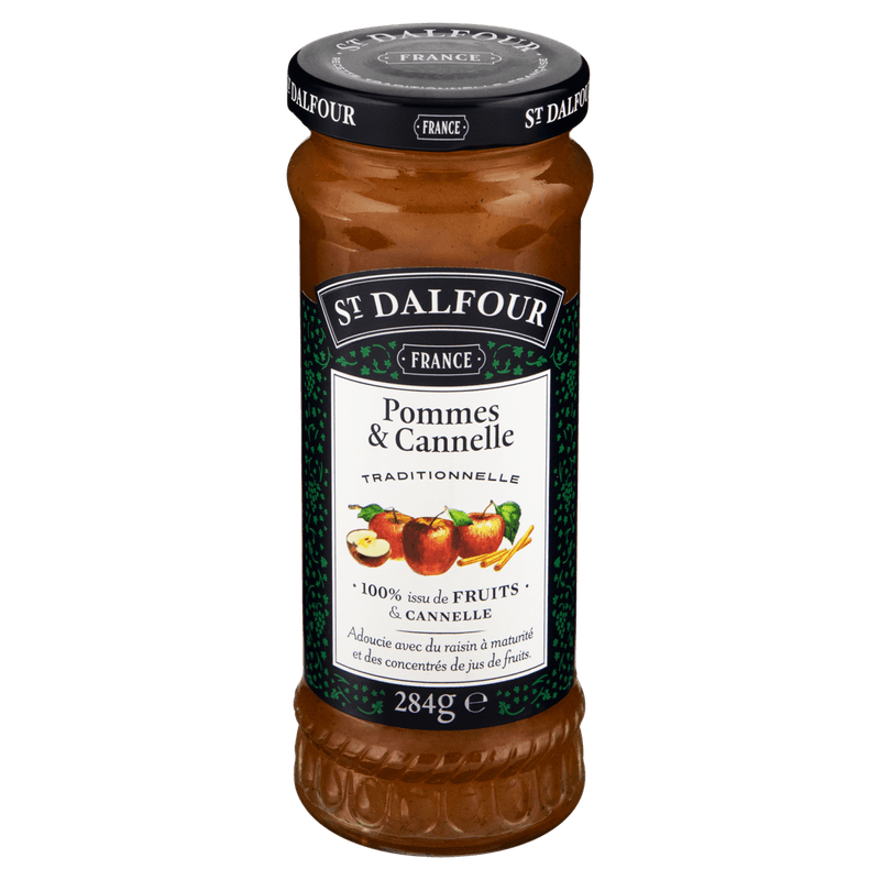 Geleia-de-Maca-e-Canela-sem-Adicao-de-Acucar-St.-Dalfour-Vidro-284g