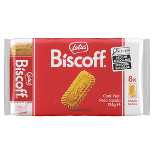 Biscoito Belga Lotus Biscoff Pocket (8x2P) 124g