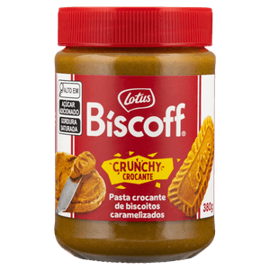 Pasta De Biscoitos Belga Lotus Biscoff Spread Crunchy 380g