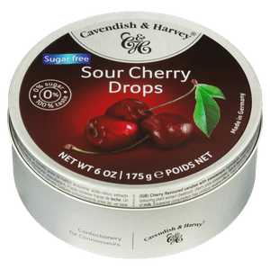Bala Alemã Cavendish e Harvey Sour Cherry sem açúcar 175g