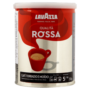 Café Torrado e Moído Lavazza Qualità Rossa Lata 250g