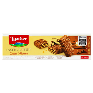 Biscoito Italiano Loacker Patisserie Crème Noisette 100g