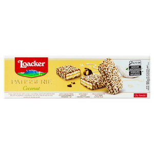 Biscoito Italiano Loacker Patisserie Coconut 100g