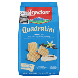 Wafer Italiano Loacker Quadratini Baunilha 125g