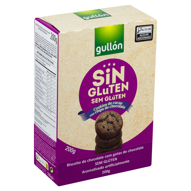 Biscoito-Espanhol-Gullon-Sem-Gluten-Cookies-Gotas-de-Chocolate-200g