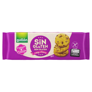 Biscoito Espanhol Gullón Sem Glúten Chip Choco sem açúcar 130g