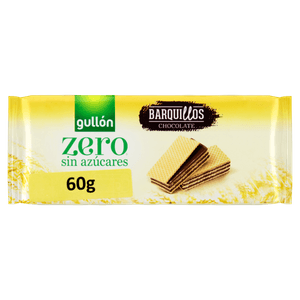 Wafer Espanhol Gullón Zero Choco 60g