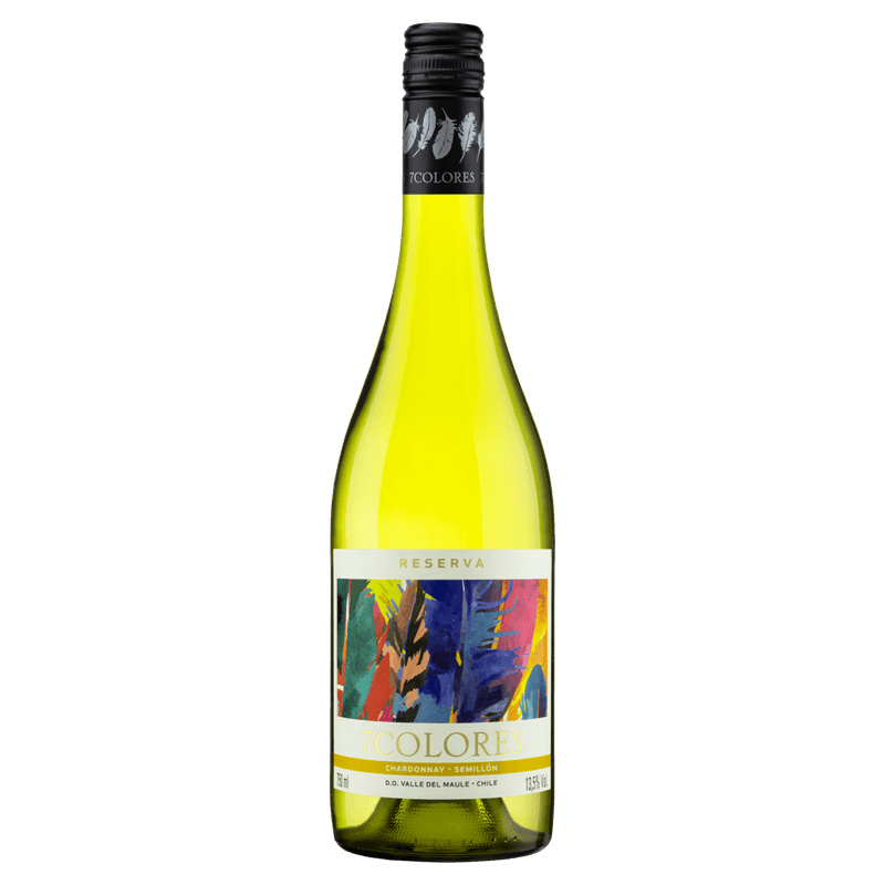 Vinho-Chileno-Branco-Meio-Seco-7-Colores-Chardonnay-e-Semillon-Reserva-Garrafa-750ml