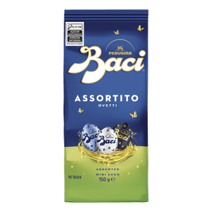 Miniovos de Páscoa Chocolate Italiano Sortidos Baci Pacote 150g