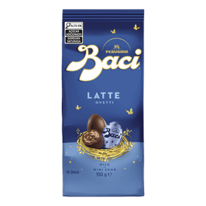 Miniovos de Páscoa Chocolate Italiano ao Leite Baci Pacote 150g